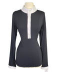 Solid Citizen 'Isabel' Show Shirt in Black - Women's Large