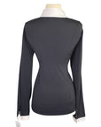 Solid Citizen 'Isabel' Show Shirt in Black - Women's Large