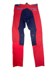 B Vertigo Silicone Breeches in Cherry Red/Navy