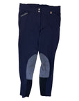 Romfh 'Sarafina' Knee Patch Breeches in Navy