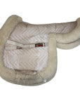 Fleeceworks Classic Original Sheepskin Close Contact Pad w/Full Trim in White