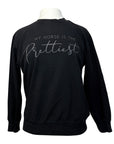 Dancing Equestrian 'My Horse' Sweater in Black