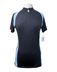 Kingsland Short Sleeve Training Shirt in Black/Sky Blue