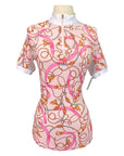 Kastel Short Sleeve Sunshirt in Pink Tack - Women's Medium