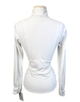 Horse Pilot 'Monica' Long Sleeve Show Shirt in White - Women's XS