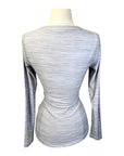 Ariat 'TEK Laguna' V-Neck Long Sleeve Top in Grey