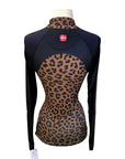 Kastel 'Mariah' Sun Shirt in Cheetah/Black - Women's medium