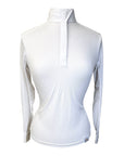Shires Aubrion Show Shirt in White w/Kaleidoscope