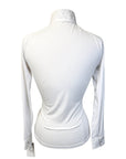 Shires Aubrion Show Shirt in White w/Kaleidoscope