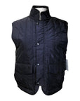 Yagya Quilted Riding Vest in Black