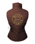 Butet Puffer Vest in Chocolate