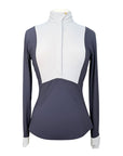 Horse Pilot 'Monica' Long Sleeve Show Shirt in Navy