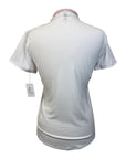 Romfh Short Sleeve Show Shirt in White/Graphic Waves