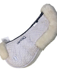 Ovation 'Europa' Sheepskin Half Pad in White