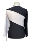 Criniēre 'Sophie' Schooling Top in Black/White