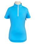 Front of RJ Classics 'Sasha Jr.' Training Shirt in Blue Grotto - Children's XXS