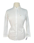 A Tiss B 'Voltige' Long Sleeve Show Shirt in White