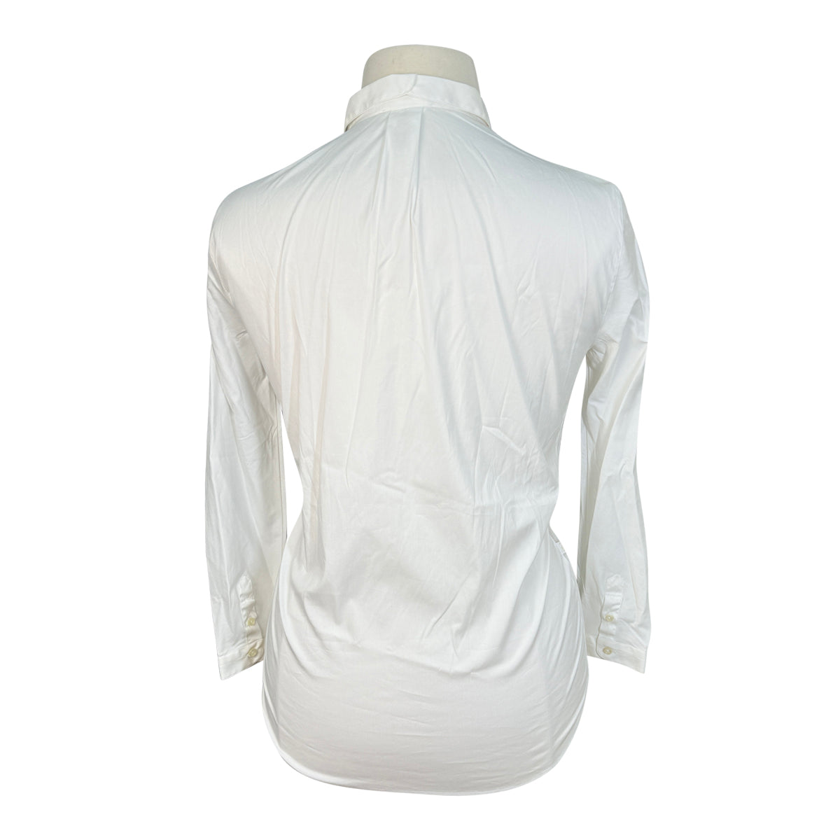 A Tiss B 'Voltige' Long Sleeve Show Shirt in White