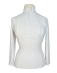 Criniēre 'Monique: The Winner's Edge' Long Sleeve Show Shirt in White
