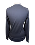 Equiline Round Neck Tech Sweatshirt in Black
