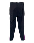 Dover Saddlery 'Empire II' Breeches in Black/Purple