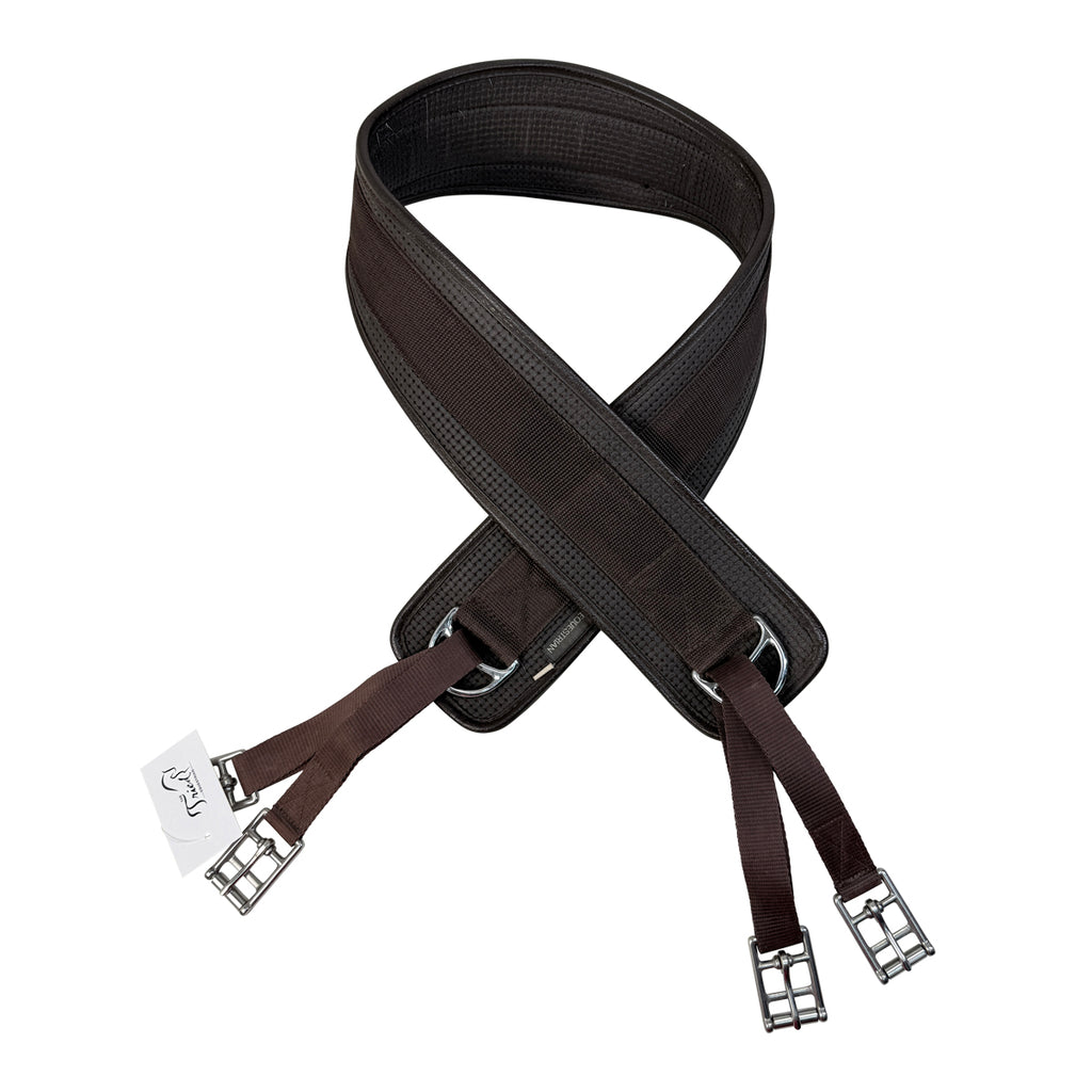 Hy Equestrian Humane Waffle Girth in Brown - 60"