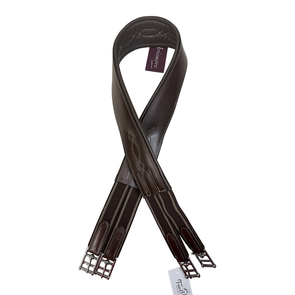 Shires 'Salisbury Atherstone' Leather Girth in Australian Nut