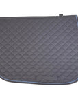 Dover Saddlery Quilted A/P Pad in Grey/Light Blue