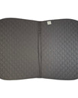Dover Saddlery Quilted A/P Pad in Grey/Light Blue