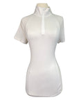 Asmar Equestrian 'Rennes' Compression Top in Eggshell