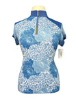Novella 'Shawnee' Short Sleeve Shirt in Blue Floral