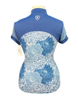Novella 'Shawnee' Short Sleeve Shirt in Blue Floral