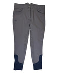 Halter Ego 'Evolution' Full Seat Breeches in Grey