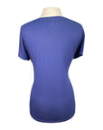 Bad Horse LA 'giddyoverit' Heart Crew Neck Modal Tee in Navy