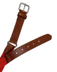 Vestrum 'Colonia' Elastic Belt in Orange/Hazelnut - 70 cm (Children's S/M)