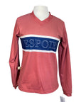 Espoir V-Neck Sweater in Pink/Navy