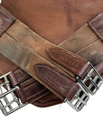 Voltaire Design Long Belly Guard Girth in Brown