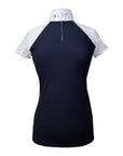 EGO7 'Florentine' Lace Short Sleeve Competition Shirt in Navy