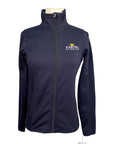 Kastel Fitted Full Zip Jacket in Navy