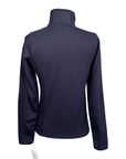 Kastel Fitted Full Zip Jacket in Navy