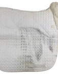 Mattes Square Sheepskin Dressage Pad in White