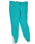 Hippique Knee Patch Breeches in Teal