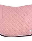 Horse Gloss Dressage Saddle Pad in Satin Pink