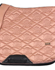 Horse Gloss Dressage Saddle Pad in Satin Pink