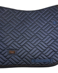 Equestrian Stockholm 'Modern' Dressage Saddle Pad in Lagoon Blush