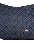 Equestrian Stockholm 'Modern' Dressage Saddle Pad in Lagoon Blush