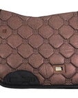 Equestrian Stockholm 'Glimmer' Dressage Pad in Mahogany
