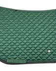 Dapplebay Satin Dressage Saddle Pad in Hunter Green