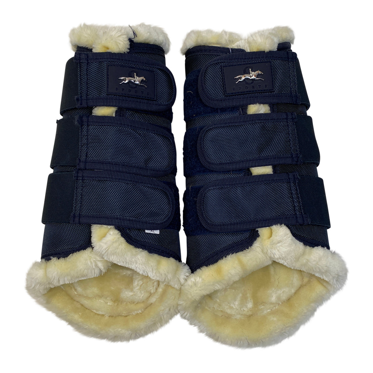 Schockemohle Soft Fleece Boots in Navy XL The Tried Equestrian
