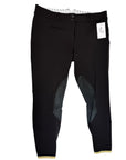 Callidae 'The C Breech' Knee Patch Breeches in Black